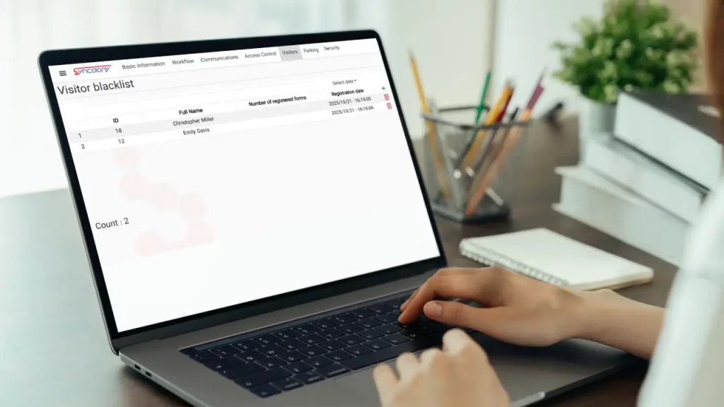 visitor management system